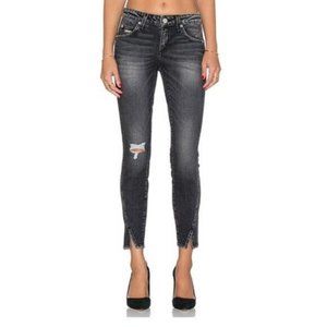 AMO Twist Vixen Destroy Distressed Skinny Jeans 26